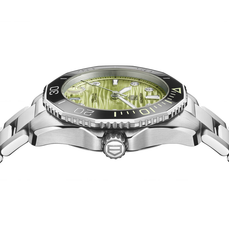 TAG Heuer Aquaracer Professional 300 Green Dial Watch, 36mm image number 2