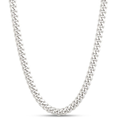 Toscano Classic Cuban Link Necklace, Sterling Silver