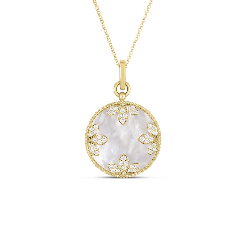 Roberto Coin 18K Yellow Gold Venetian Medallions Large Pendant Necklace image number 0