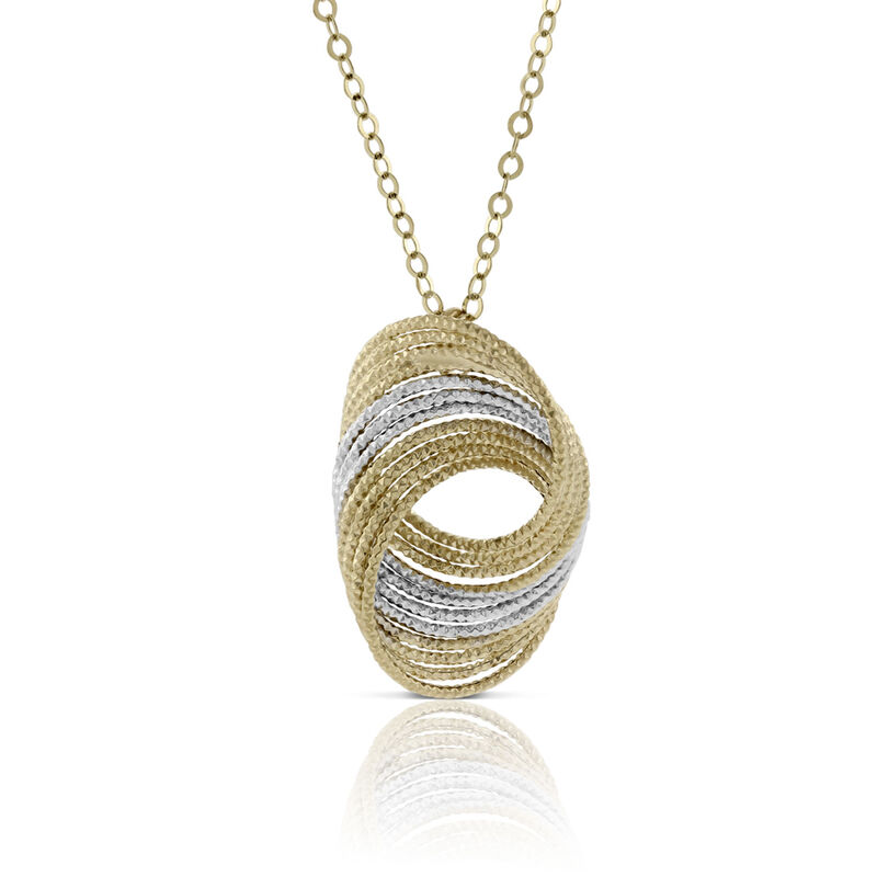Toscano Twisted Wire Necklace 14K image number 0