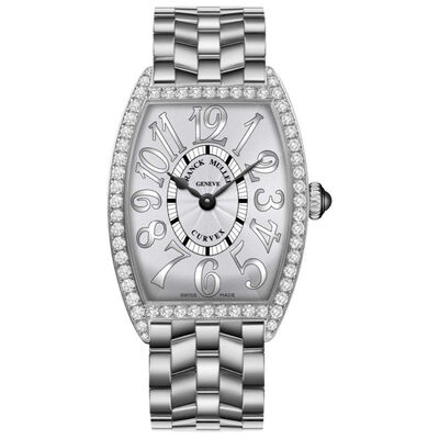 Franck Muller Cintrée Classic Silver Dial Watch, 25mm x 35mm
