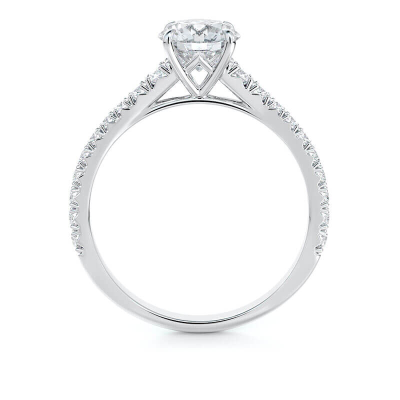 De Beers Forevermark Icon™ Round Diamond Engagement Ring 18K image number 2