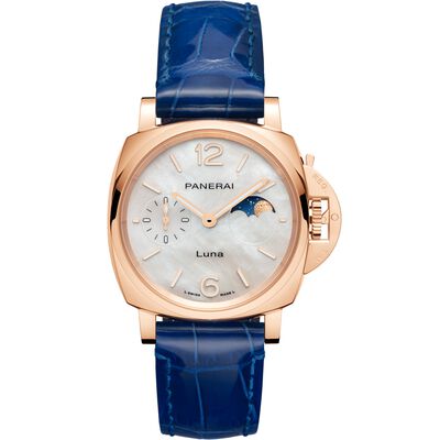 Panerai Luminor Due Luna White Dial Watch, 38mm