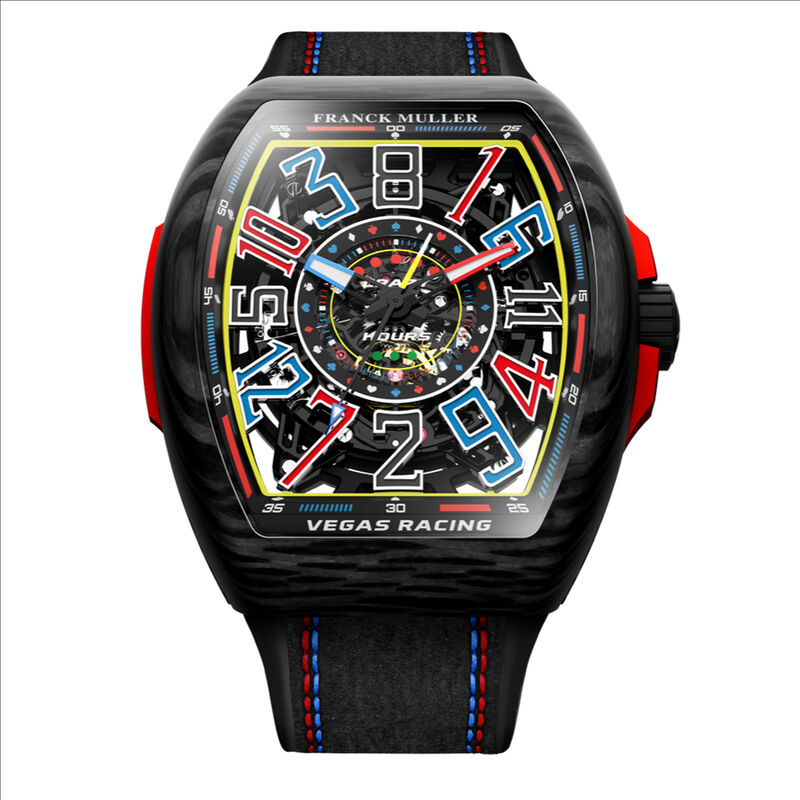 Franck Muller Vanguard Crazy Hours Vegas Racing Multicolored Dial Watch,  44mm image number 0