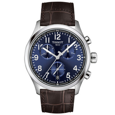 TISSOT Chrono L Blue Dial Watch, 42mm