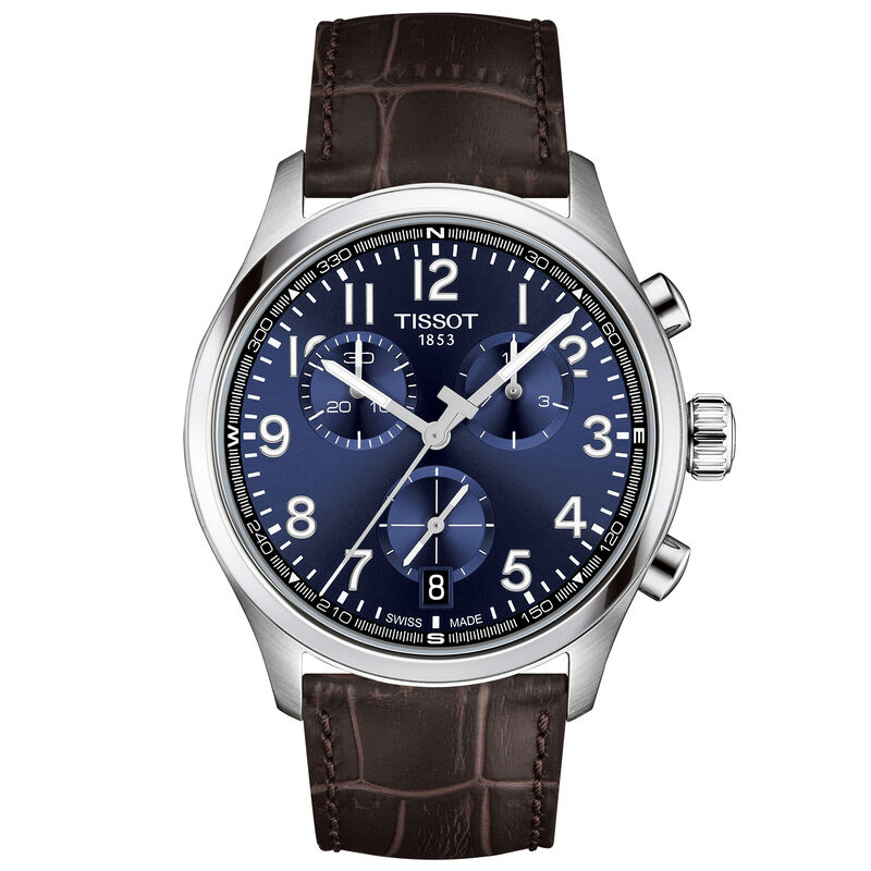 TISSOT Chrono L Blue Dial Watch, 42mm image number 0