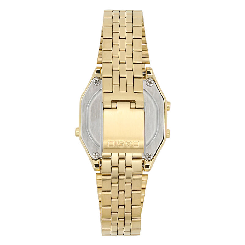 Casio Vintage Beige Dial Watch, 33.5mm &times; 28.6mm image number 2