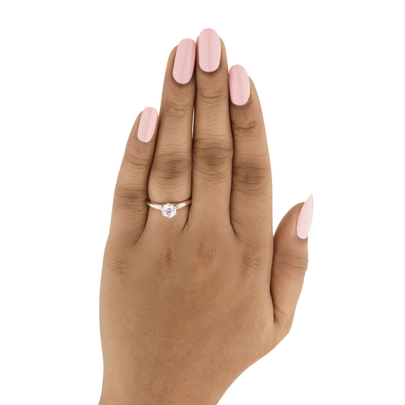 Bella Ponte Engagement Ring Setting in Platinum image number 5