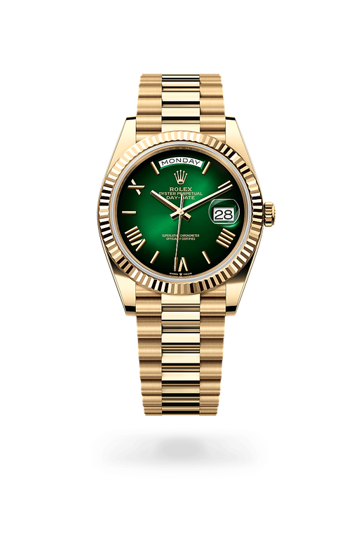 rolex day-date in 18 ct yellow gold, m228238-0069 - ben bridge