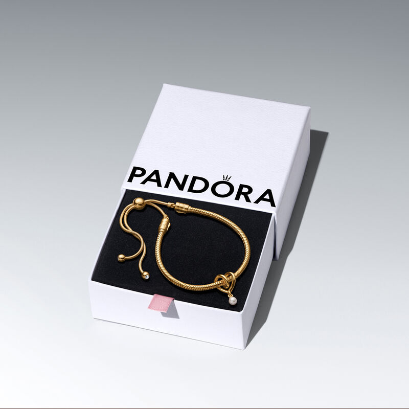 Pandora Golden Heart Bracelet Gift Set image number 1