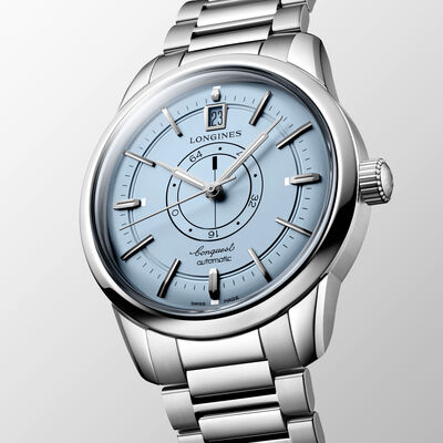 Longines Conquest Heritage Central Power Reserve Blue Dial Watch, 38mm