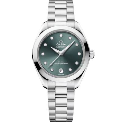 OMEGA Seamaster Aqua Terra 150M Green Dial Watch, 30mm