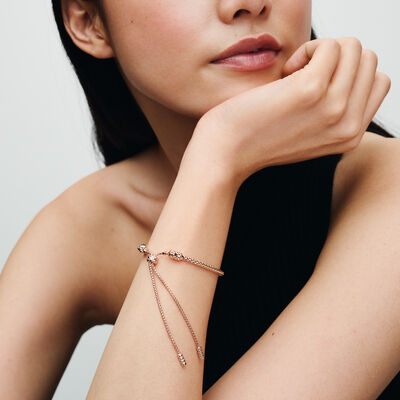 Pandora Studded Chain Slider Bracelet