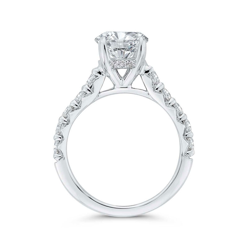 Bella Ponte Engagement Ring Setting in Platinum image number 4