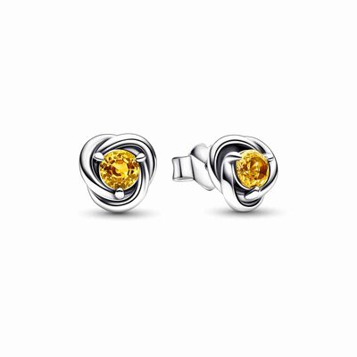 Pandora Honey Eternity Circle Stud Earrings