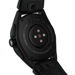 TAG Heuer Connected Golf Special Edition Watch Black Titanium Case Multicolor Dial White Rubber Strap, 45mm