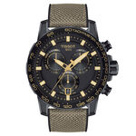 Tissot Supersport Chrono Black & Gold Steel Quartz Watch, 45.5mm