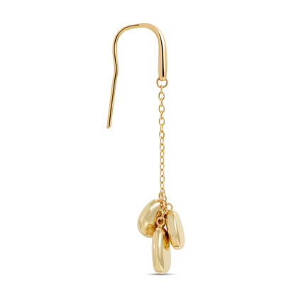 Toscano Gold Bead Dangle Earrings, 14K Yellow Gold