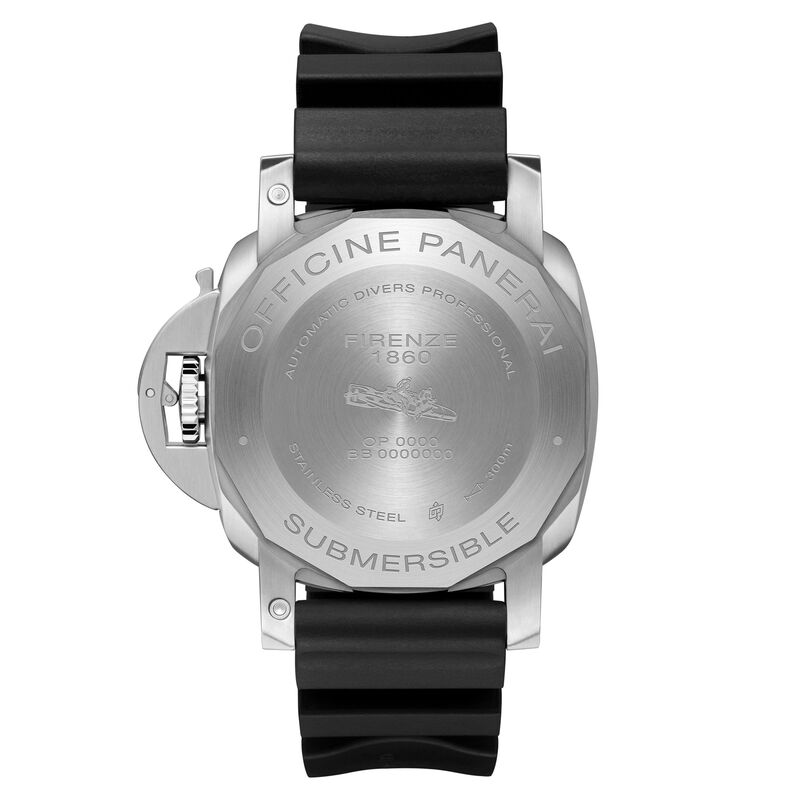 Panerai Submersible Black Dial Rubber Steel Watch, 42mm image number 1