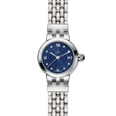 TUDOR Clair de Rose Blue Dial Watch, 26mm