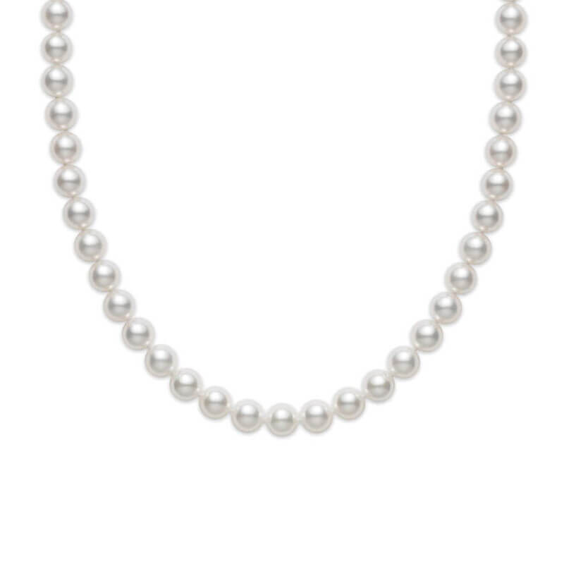 Mikimoto A Akoya Cultured Pearl Strand Necklace 18K, 18" image number 0