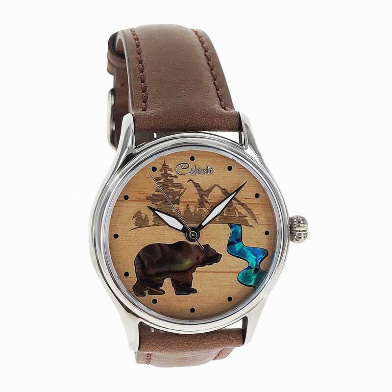 Celeste Papa Bear Brown Dial Watch, 38mm image number 0