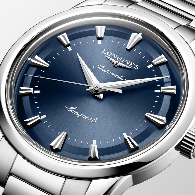 Longines Conquest Heritage Blue Dial Watch, 40mm image number 3