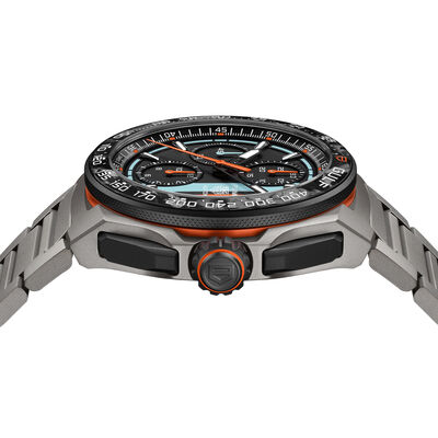 TAG Heuer Formula 1 Chronograph x Gulf  Black Dial Watch, 44mm