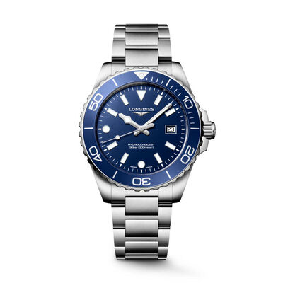 Longines Hydroconquest Blue Dial Watch, 42mm