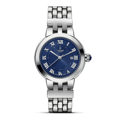 TUDOR Clair de Rose Blue Dial Watch, 30mm