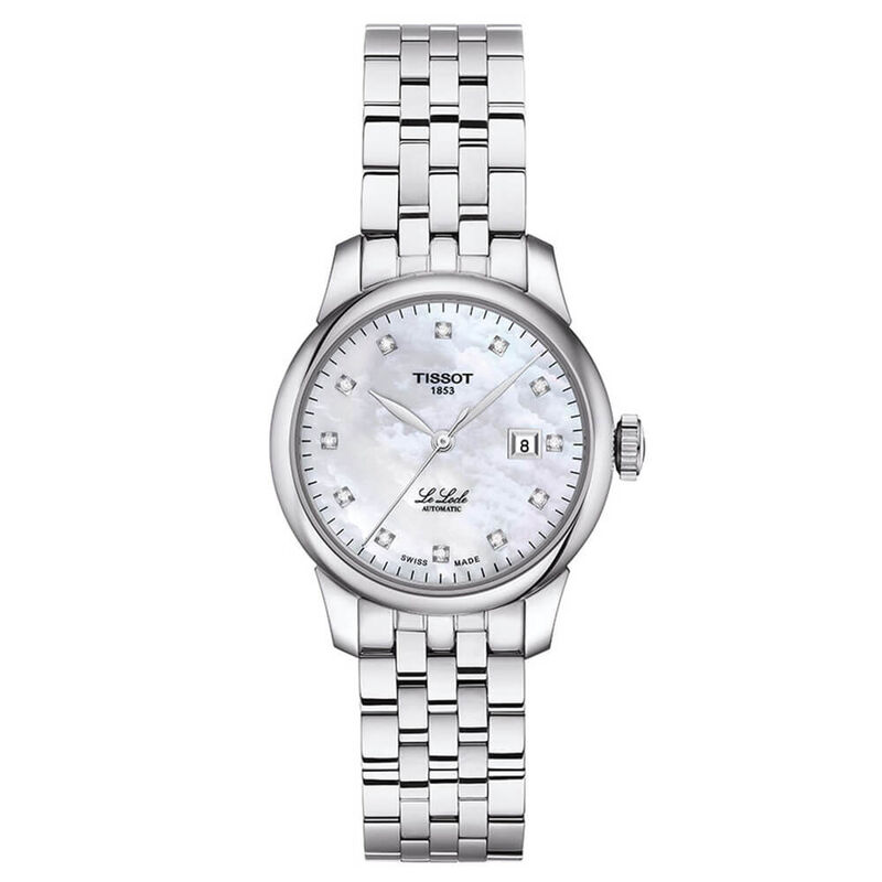 Tissot Le Locle Automatic Diamond Mother Of Pearl Watch, 29mm image number 1