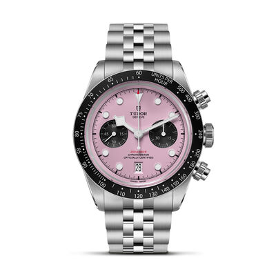 TUDOR Black Bay Chrono Pink Dial Watch, 41mm