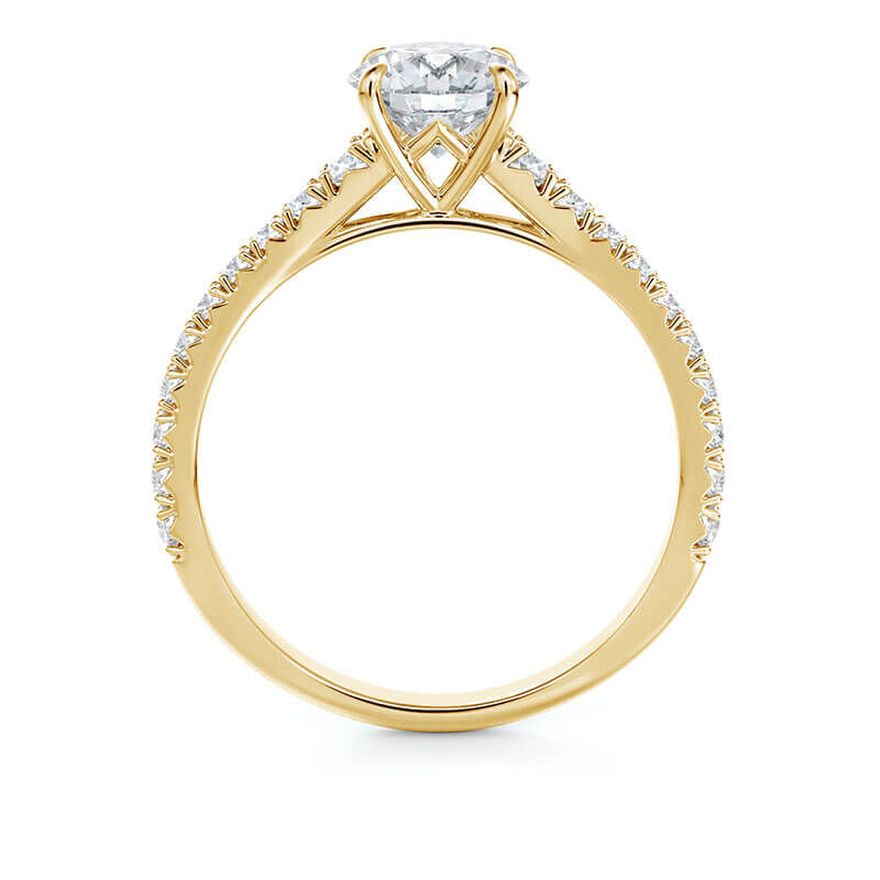 De Beers Forevermark Icon™ Round Diamond Engagement Ring 18K image number 3