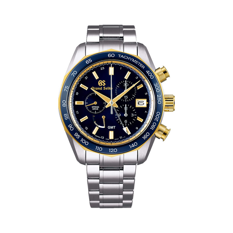 Grand Seiko Sport Collection Chronograph Watch Blue Dial Steel Bracelet, 43.8mm image number 0