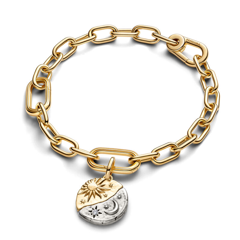 Pandora Sun and Moon Medallion Charm image number 2