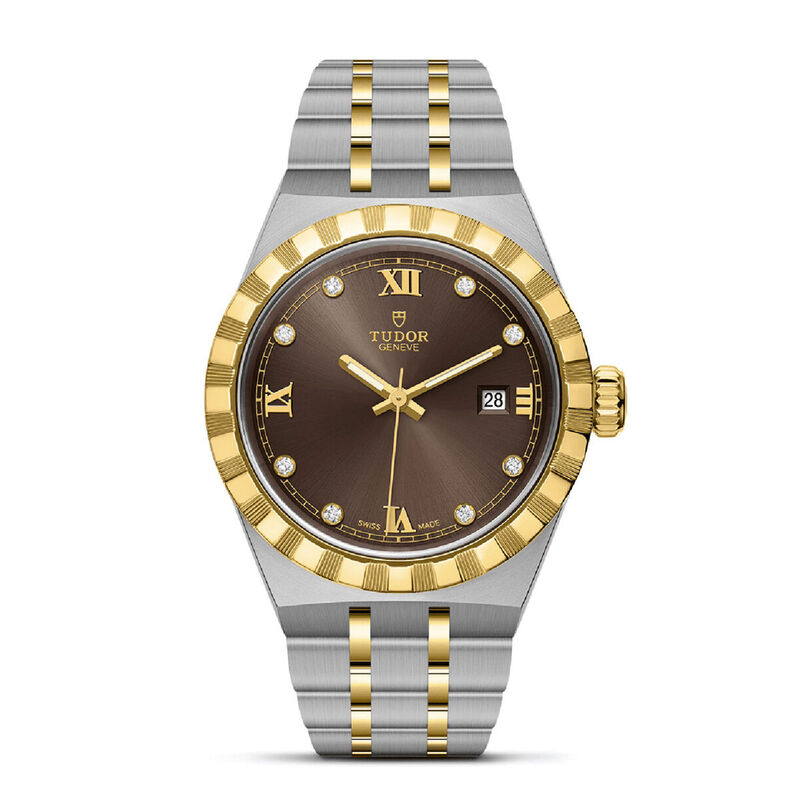 TUDOR Royal Brown Dial Watch, 28mm image number 0