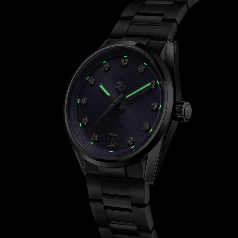 TAG Heuer Carrera Purple Dial Watch, 36mm image number 4