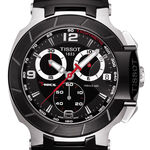 Tissot T-Race Chronograph Black PVD Quartz Watch, 45.3mm