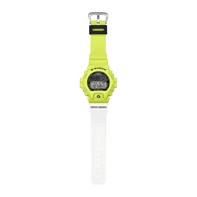G-Shock Yellow & White Digital Watch, 53.2mm image number 1