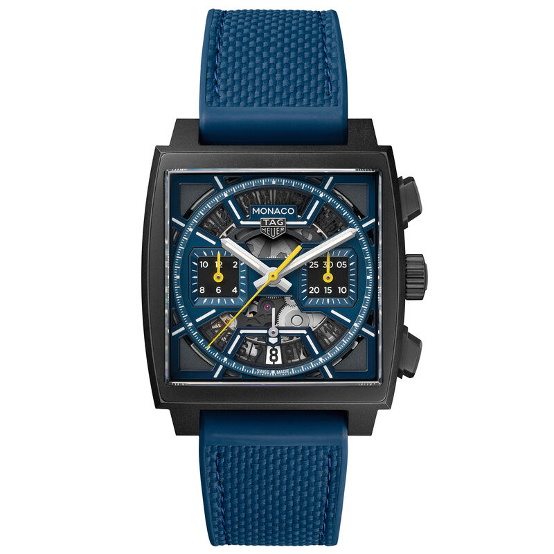 TAG Heuer Monaco Chronograph Blue Dial Watch, 39mm image number 0