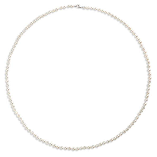 17-inch Cultured Pearl Strand, Sterling Silver