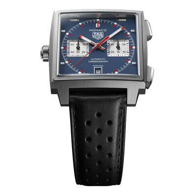 TAG Heuer Monaco Chronograph Blue Dial Watch, 39mm