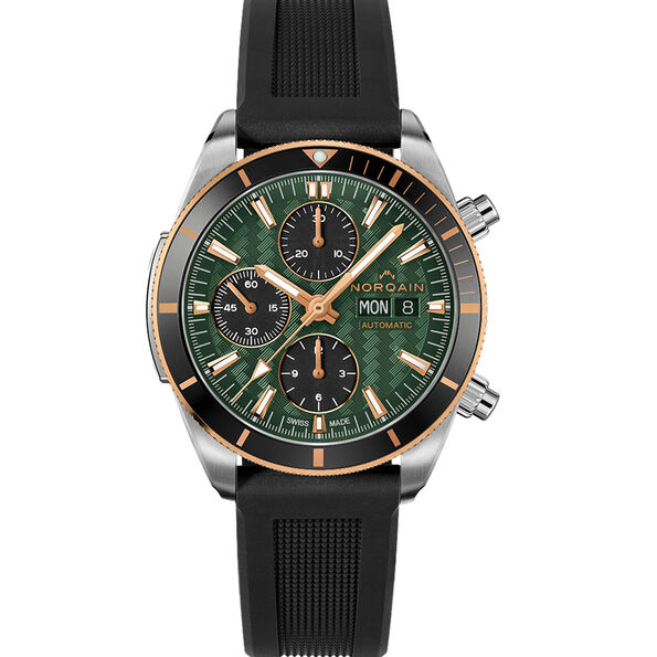 NORQAIN LIMITED EDITION Adventure Sport Chrono Green Dial Watch 41MM