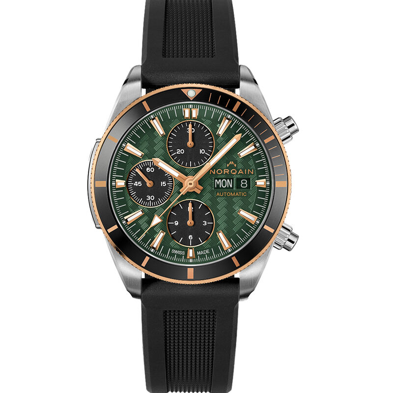 NORQAIN LIMITED EDITION Adventure Sport Chrono Green Dial Watch 41MM image number 0