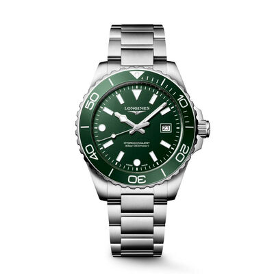 Longines Hydroconquest Green Dial Watch, 42mm