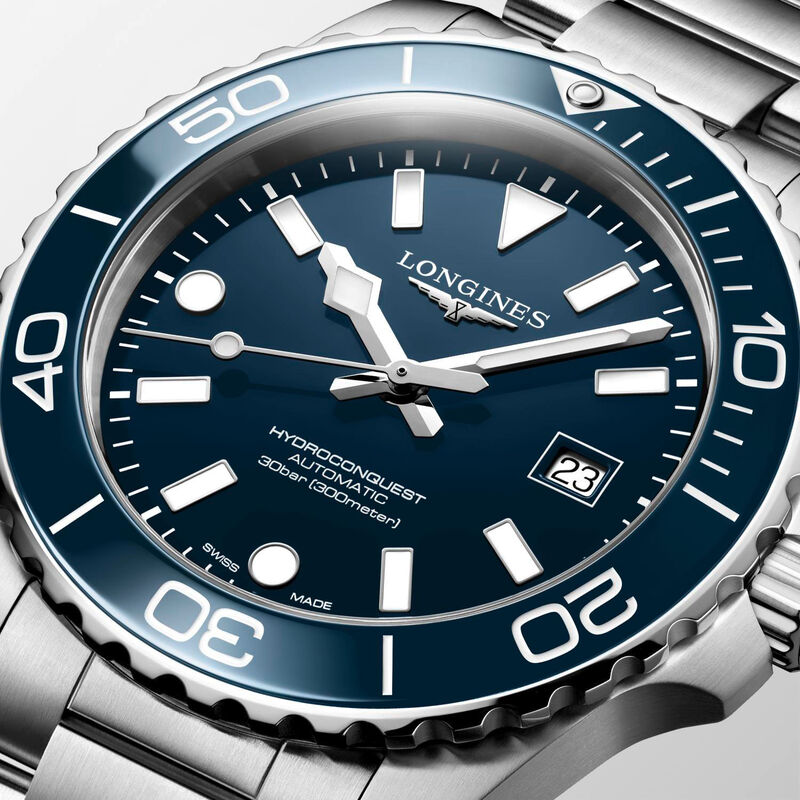 Longines Hydroconquest Blue Dial Watch, 42mm image number 2