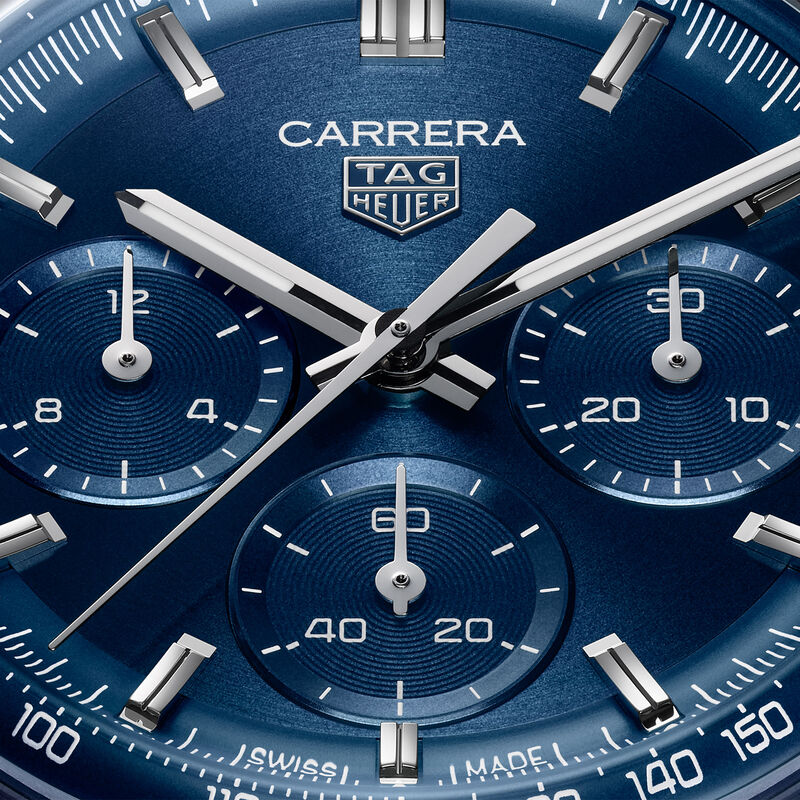 TAG Heuer Carrera Chronograph Blue Dial Watch, 41mm image number 3