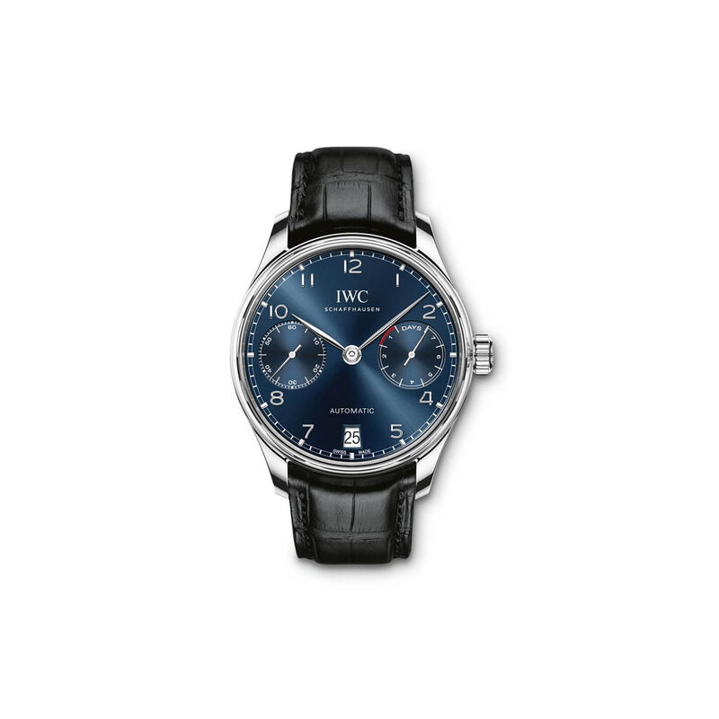 Pre-Owned IWC Portugieser Automatic Blue Dial Date Watch, 42.3mm image number 0