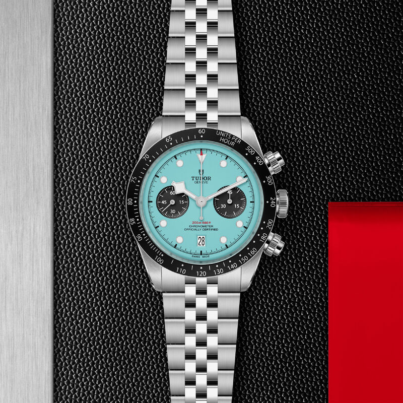 TUDOR Black Bay Chrono Turquoise Dial Watch, 41mm image number 2