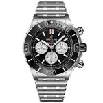 Breitling Super Chronomat B01 44 Black Steel Watch, 44mm